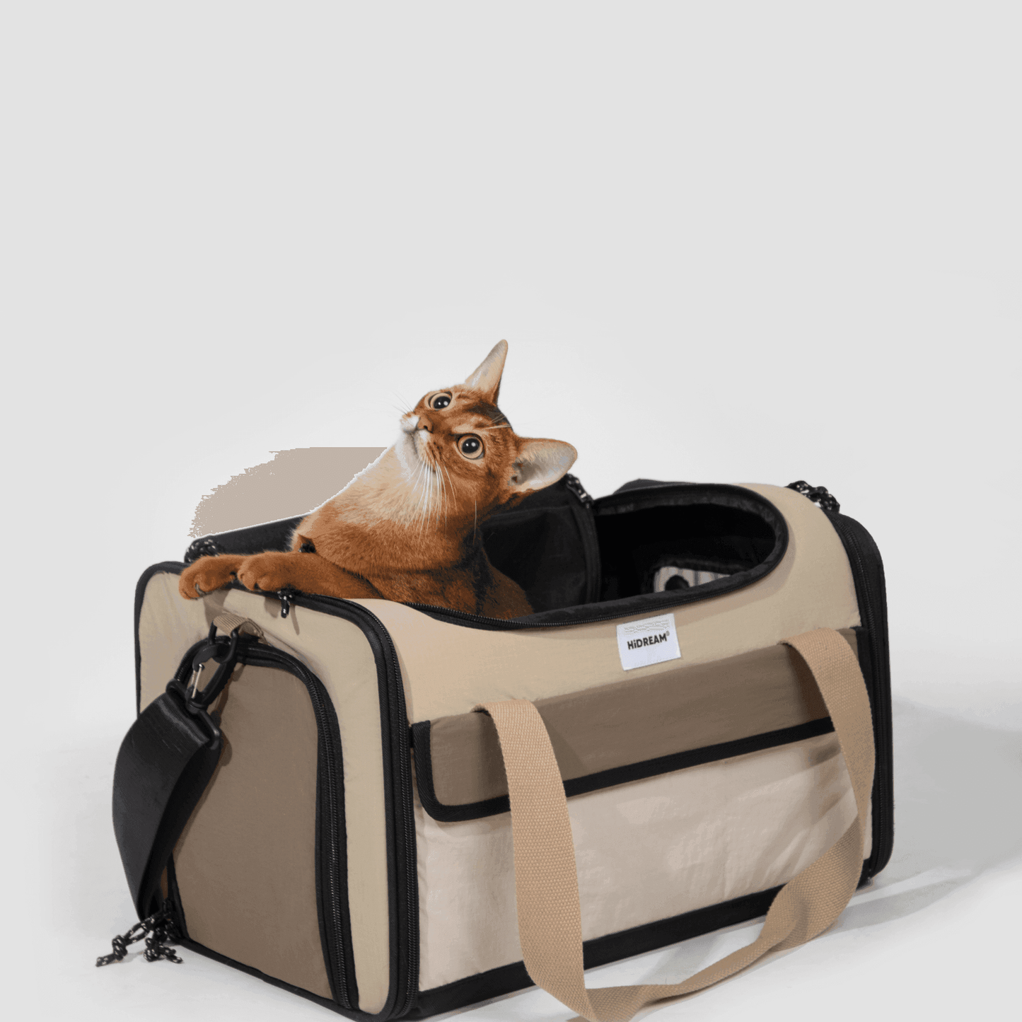 HiDREAM Pet Carrier Airline Approved Comfortable Adjustable Padded Shoulder Breathable Mesh - PetzyMart