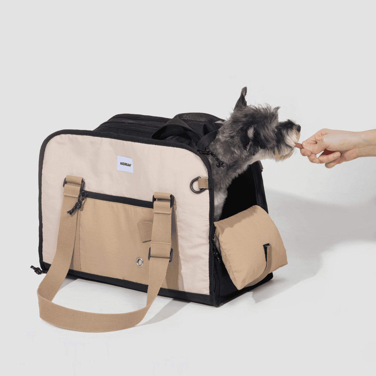 HiDREAM Pet Sling Carrier Bag Hands Free Reversible Pet Papoose Bag - PetzyMart