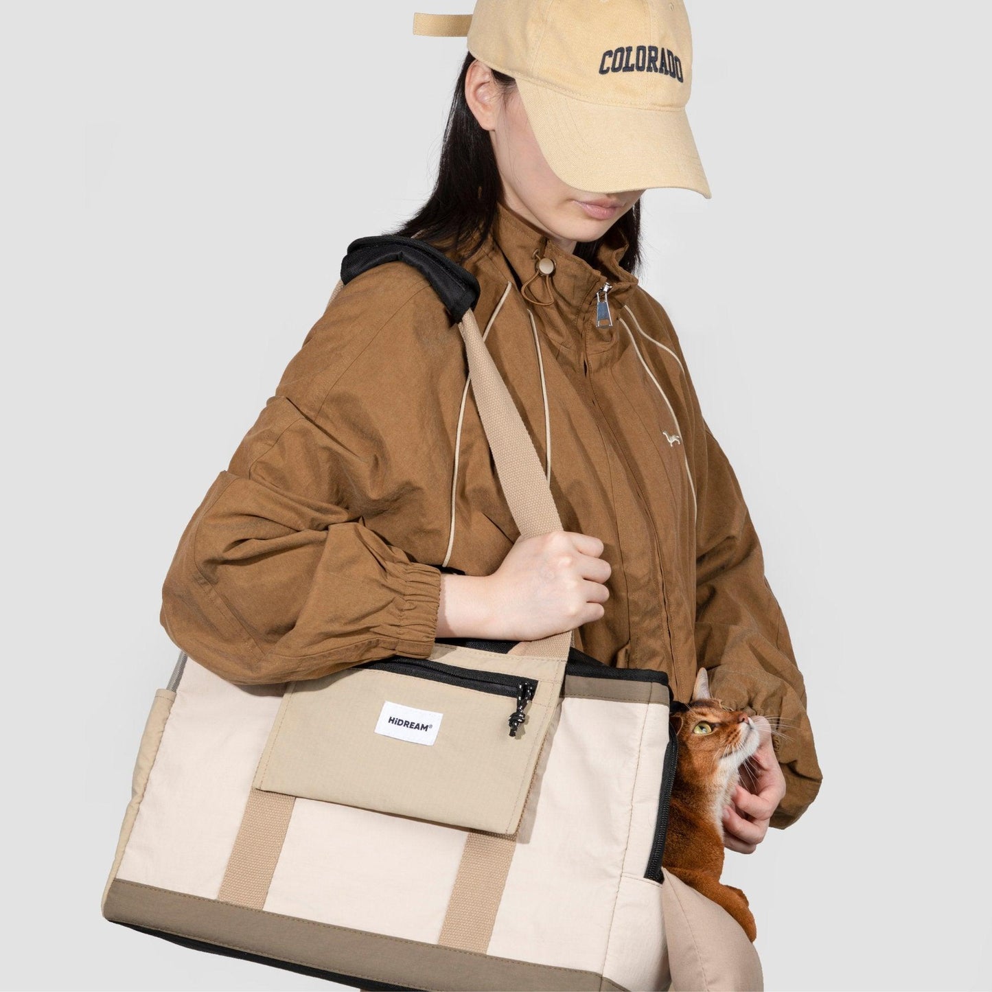 HiDREAM Fashional Pet Carrier breathable Soft Travel ShoulderBag - PetzyMart
