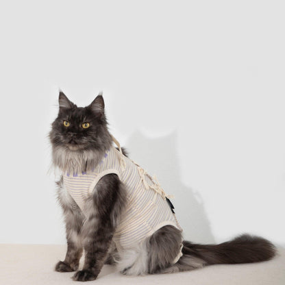 HiDREAM Cat Anti-breakaway Surgery Recovery Suit Cat Onesie - PetzyMart