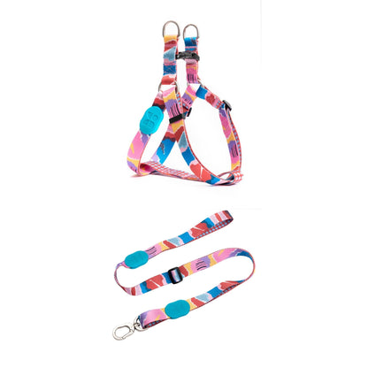 HiDREAM Colourful Series - Y Shape Dog Harness Bundle No-Pull Adjustable Soft Padded Dog Vest Harness - PetzyMart