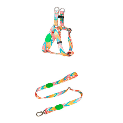 HiDREAM Colourful Series - Y Shape Dog Harness Bundle No-Pull Adjustable Soft Padded Dog Vest Harness - PetzyMart