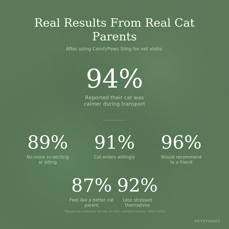 Comfort Sling Cat Carrier for Vet Visits & Stress-Free Transport